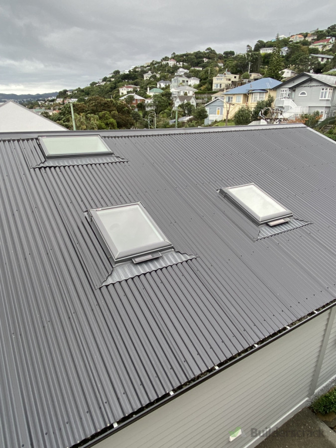 Skylight installation work