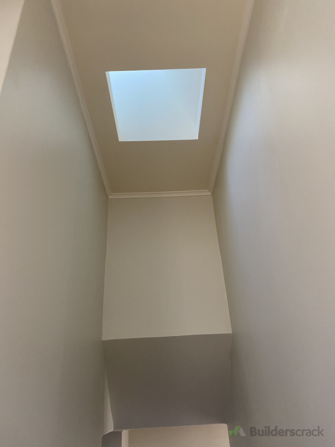 Skylight installation/ internal work