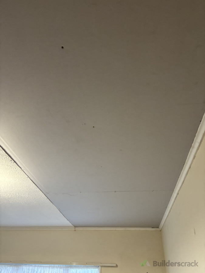 Water damaged plasterboard/ replacement work