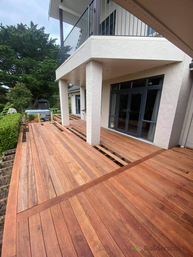 Kwila deck replacement