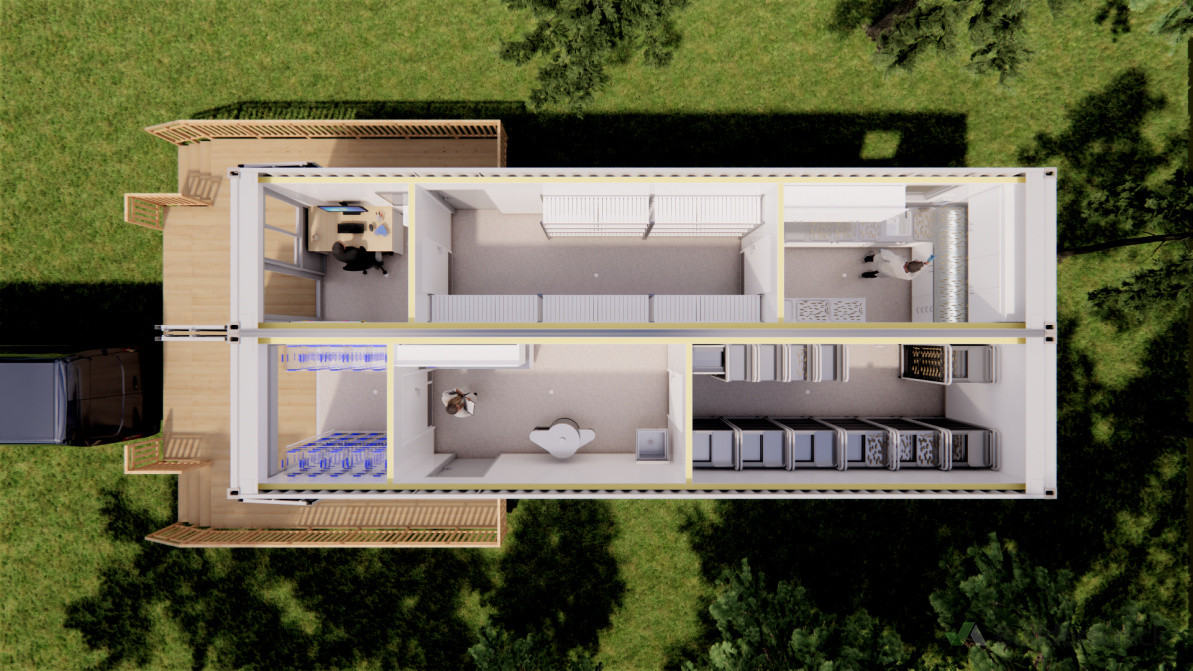 BioGold Container Production Lab