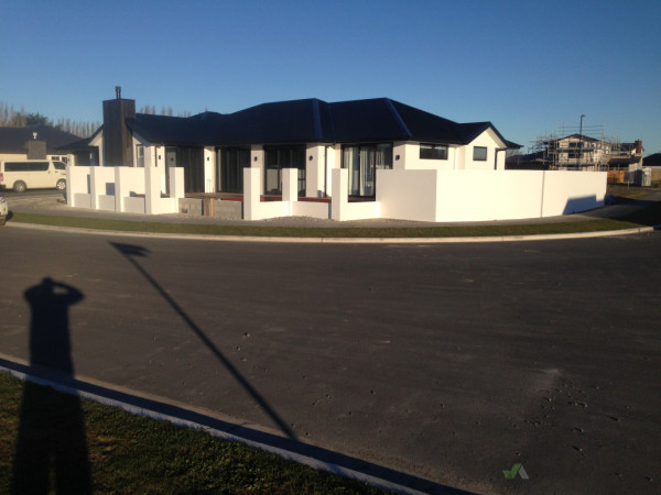 Exterior Fence and House