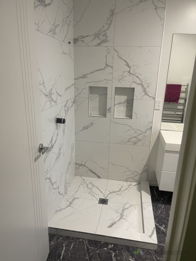 Tiling shower