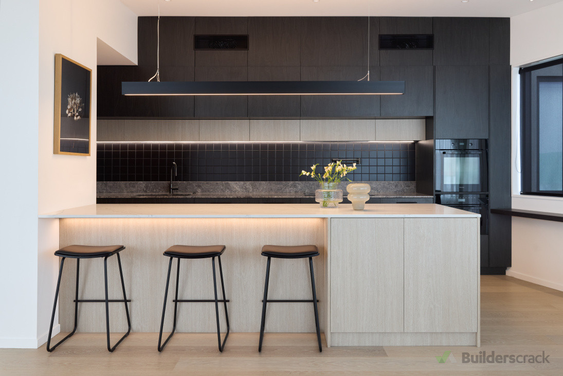 High end kitchen in a house we completed