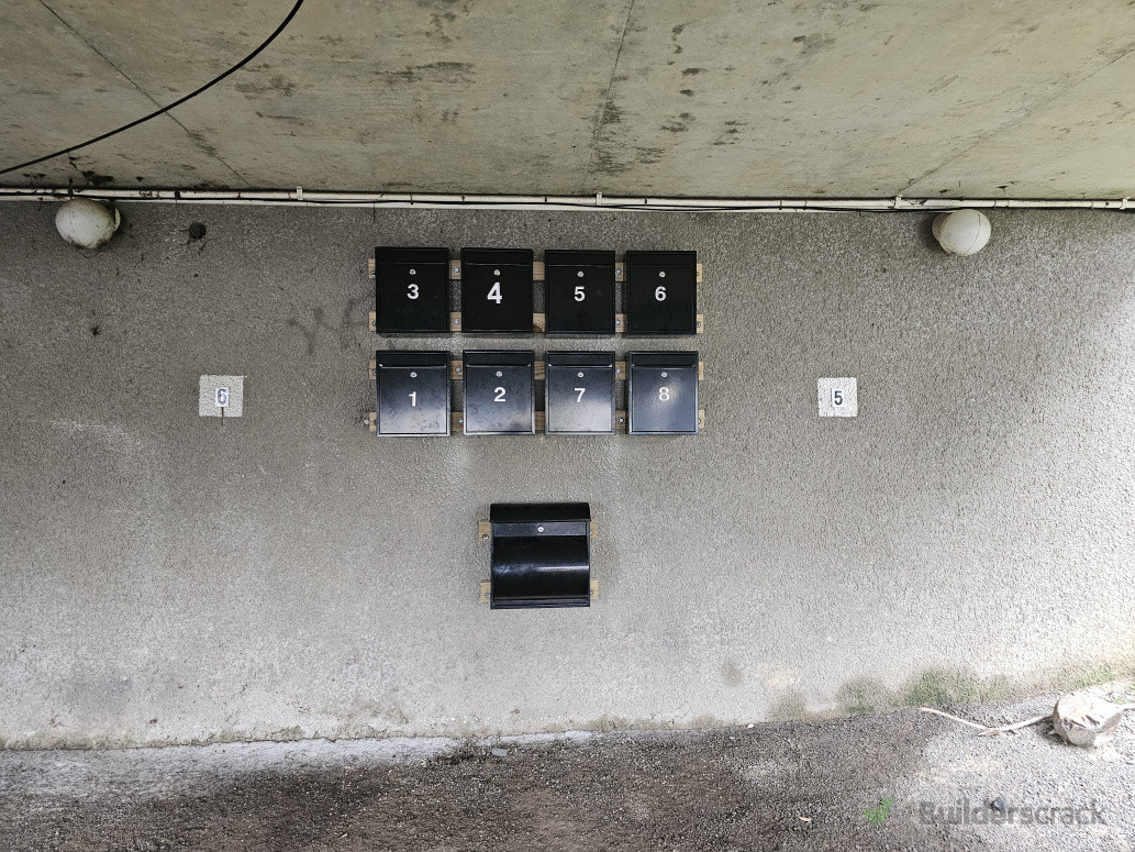 Apartment block letterbox instal