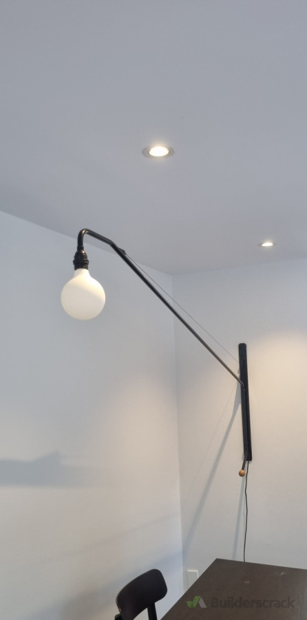 Cantilever light installation