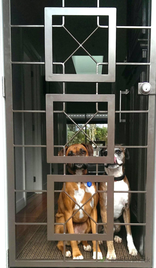 Woof Woof!  Mr Modern Security door