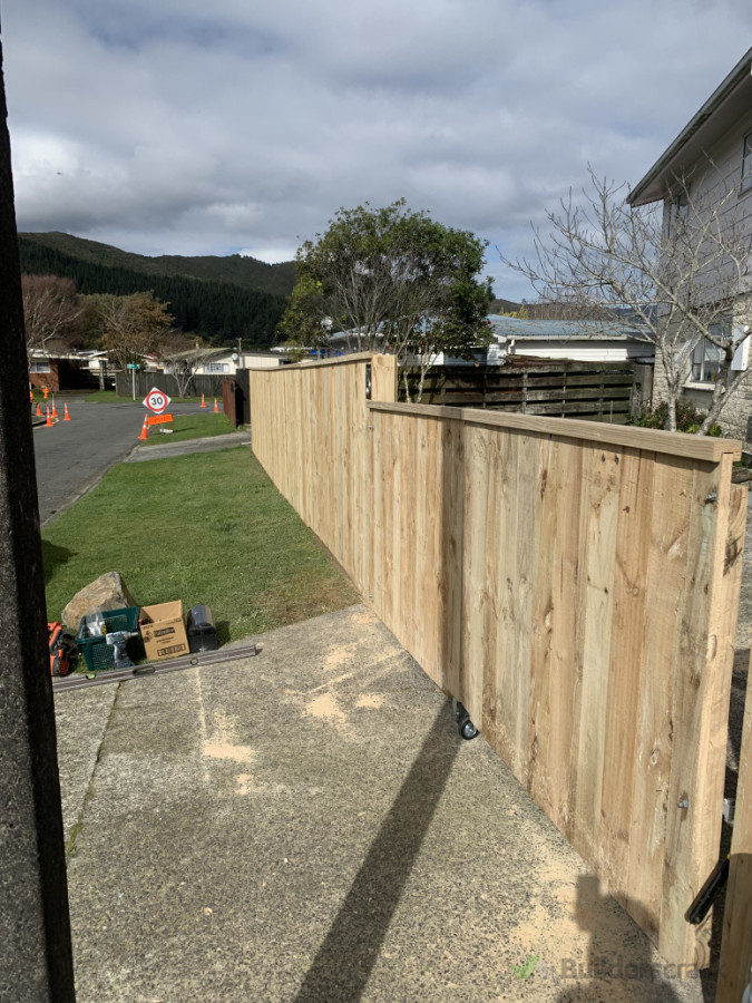 New fence and gate