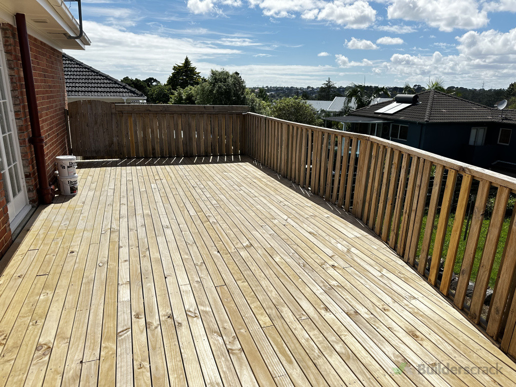 Backyard deck