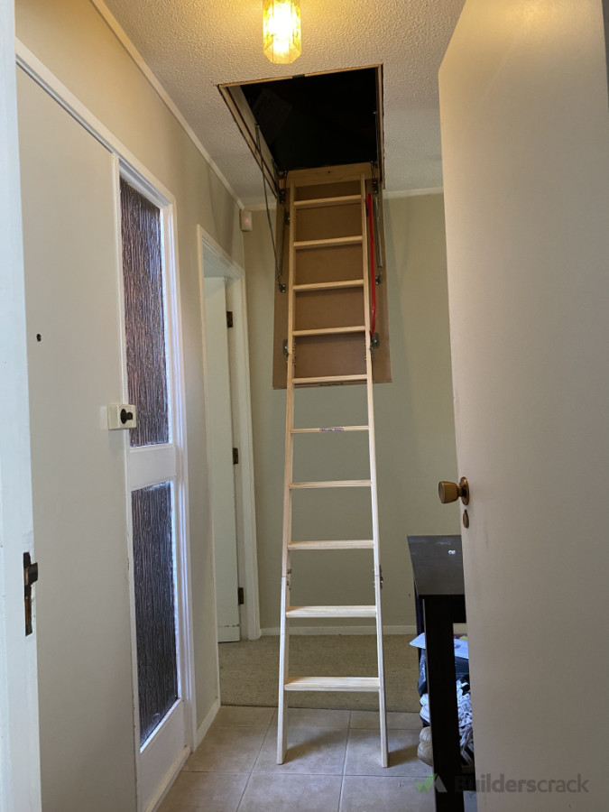 Installation of attic stairs