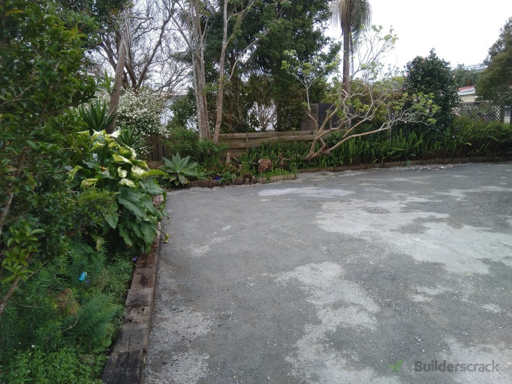 New metal - outdoor area & carpark