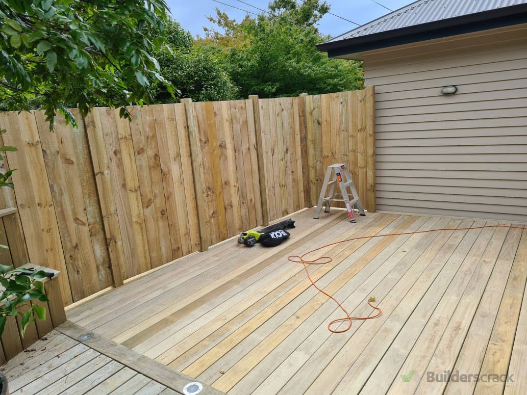 Deck and fences