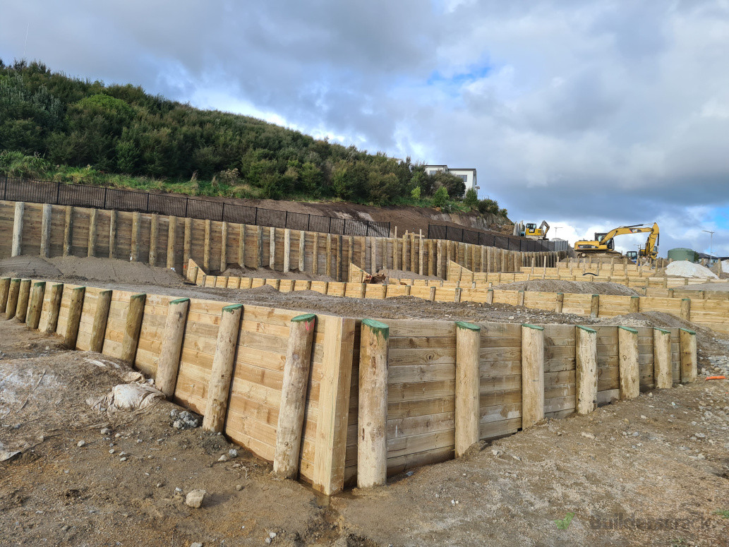 Site Cut, retaining wall sub divsions