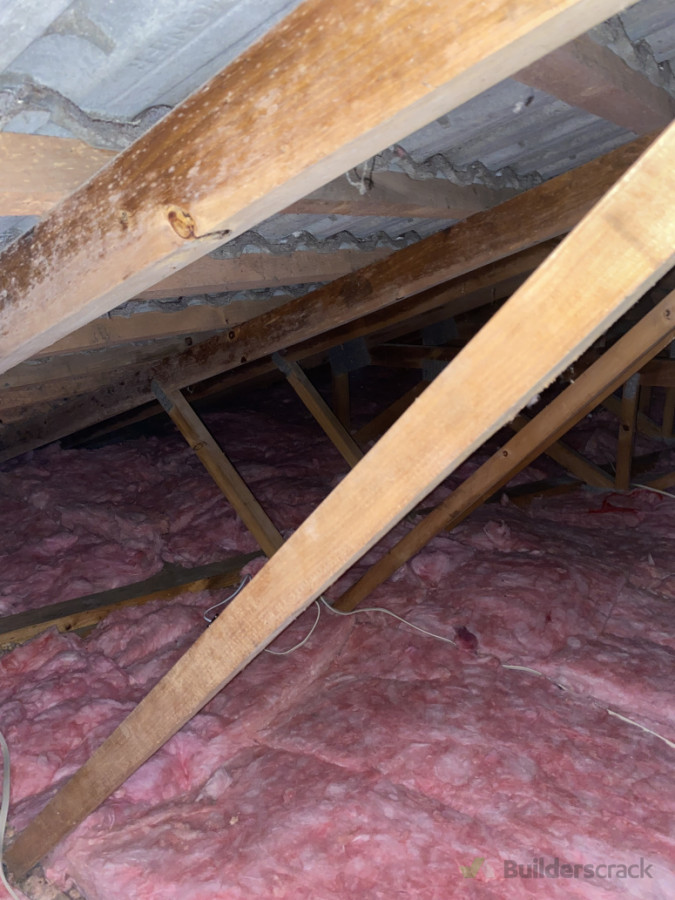 Pink batts ceiling