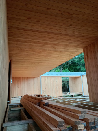 Macrocarpa cladding & soffit