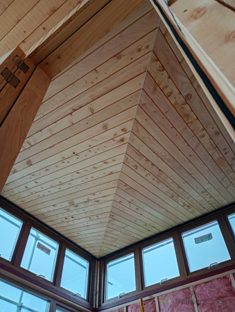 Macrocarpa ceilings ✅