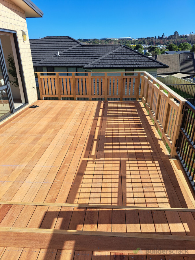 After Kwila decking