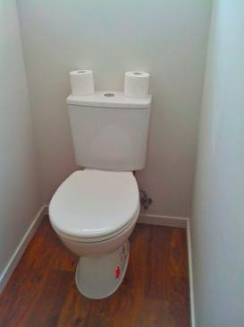 New toilet installed