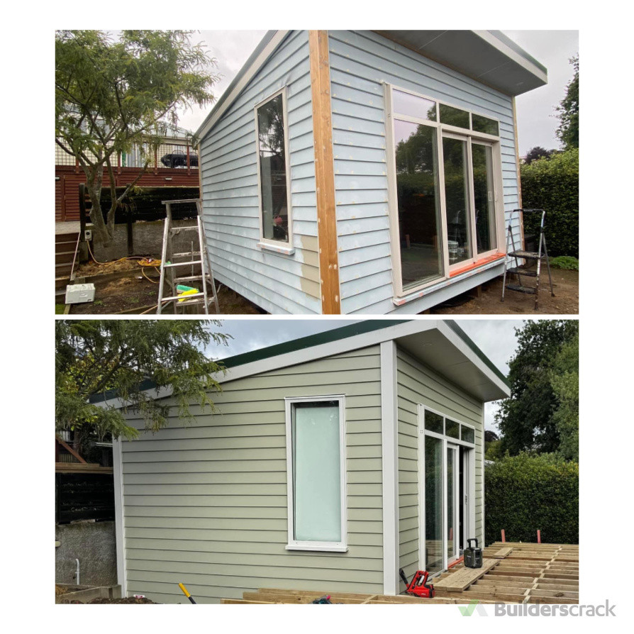 Full exterior paint on new sleep out