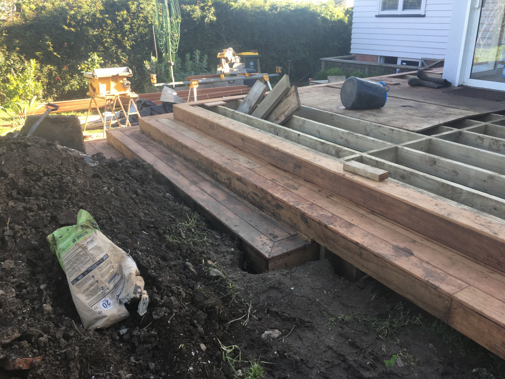 New Deck in progress