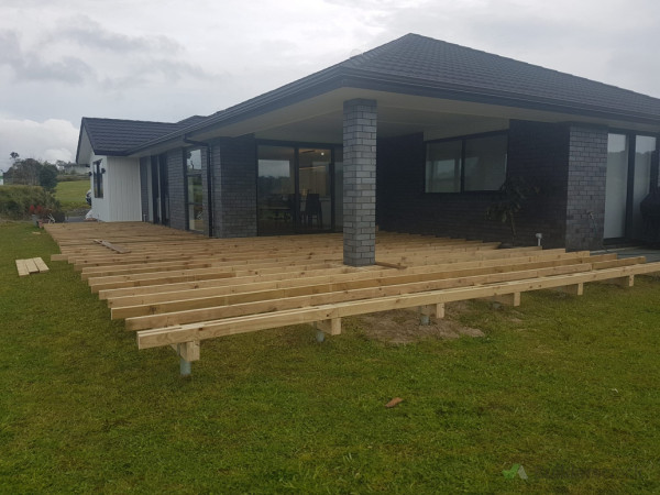 Joists installed (Customer DIY)