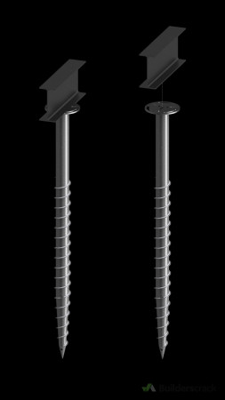 Ground screw used