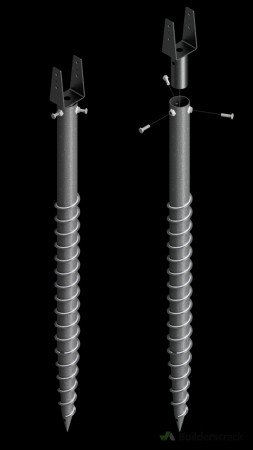 Ground screw used