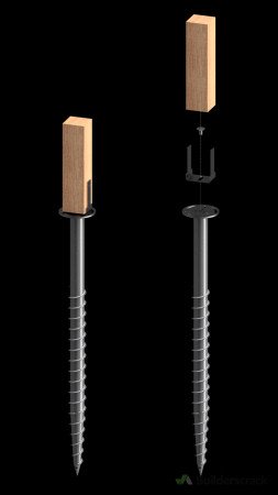 Ground screw used