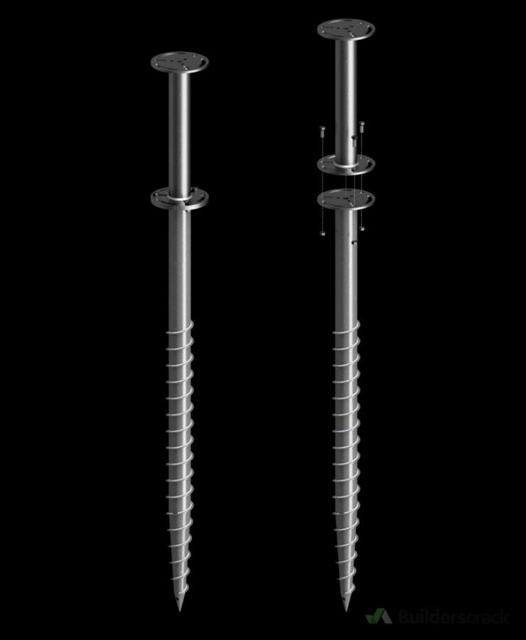 Ground screw used