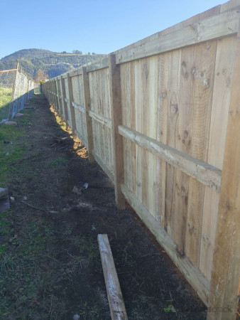 Built new fence