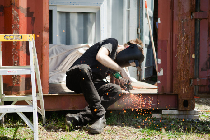 Prepping the container