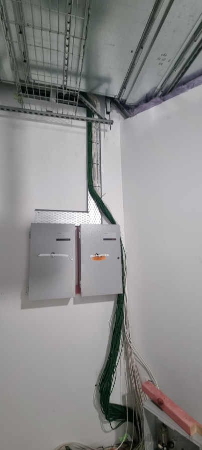 Gallagher Panel wiring for Building Access Control