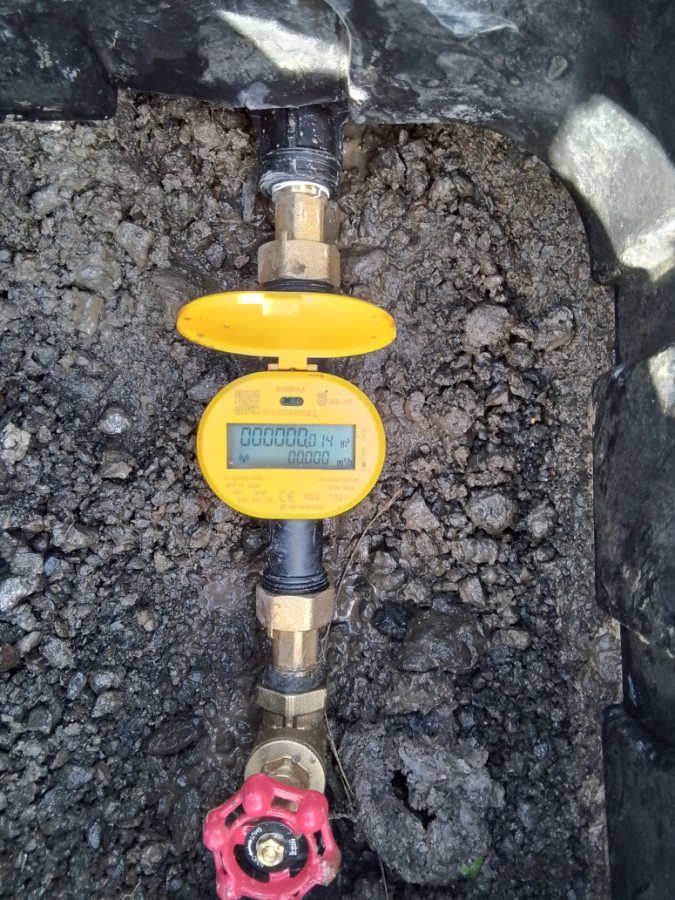 New meter installation