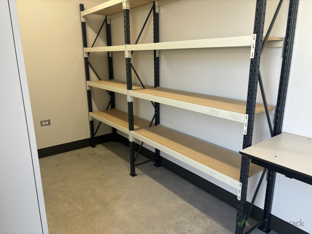 More dexion shelving installed