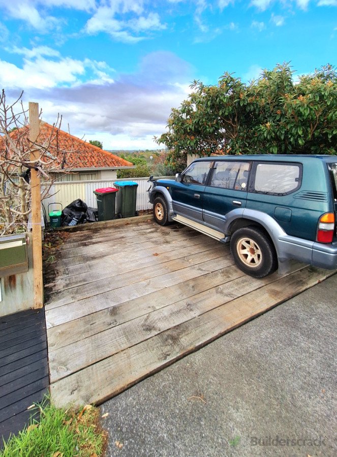 New Carport in Glendowie - Before