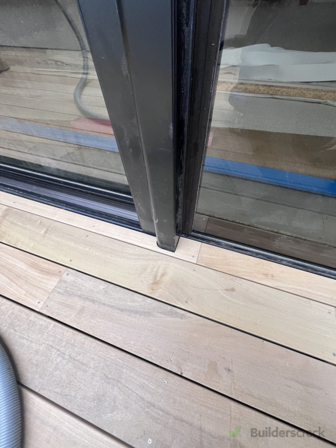 Showing workmanship around joinery