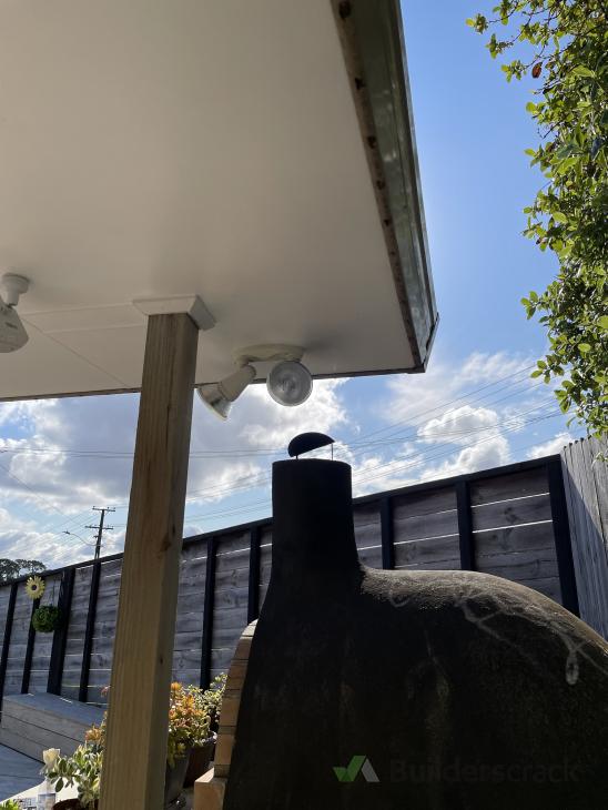 Water pooling in a gutter corner ( 1028214) Builderscrack