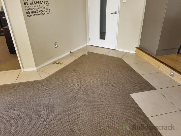 Small corner requires carpet repair ( 1029115) Builderscrack