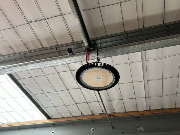 overhead light installation