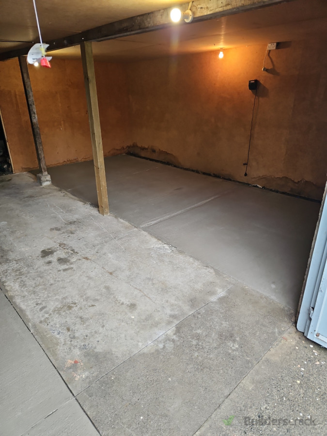 Garage floor extension