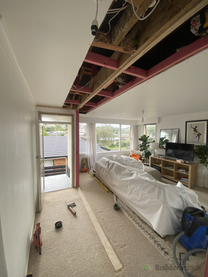 Removing load bearing wall