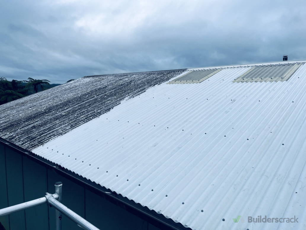 Did you say your roof was white 🤯😁