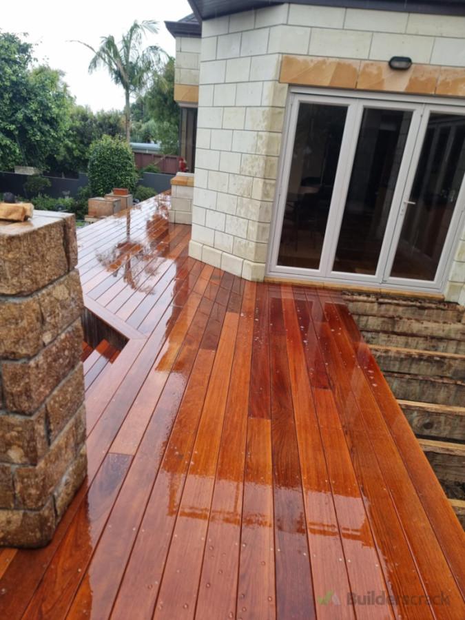 Kwila Decking finished product