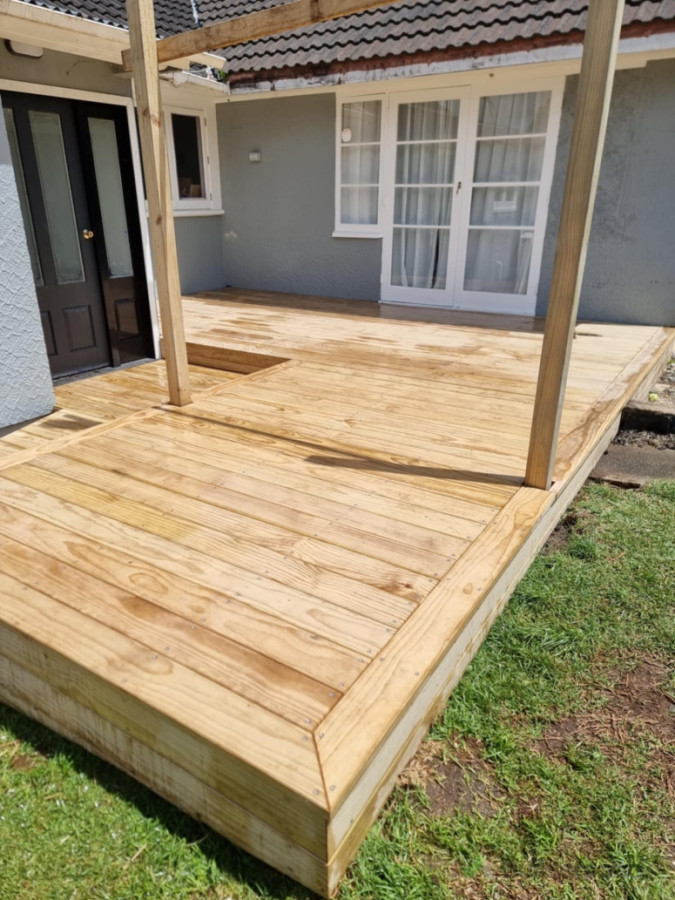 Pinewood Decking