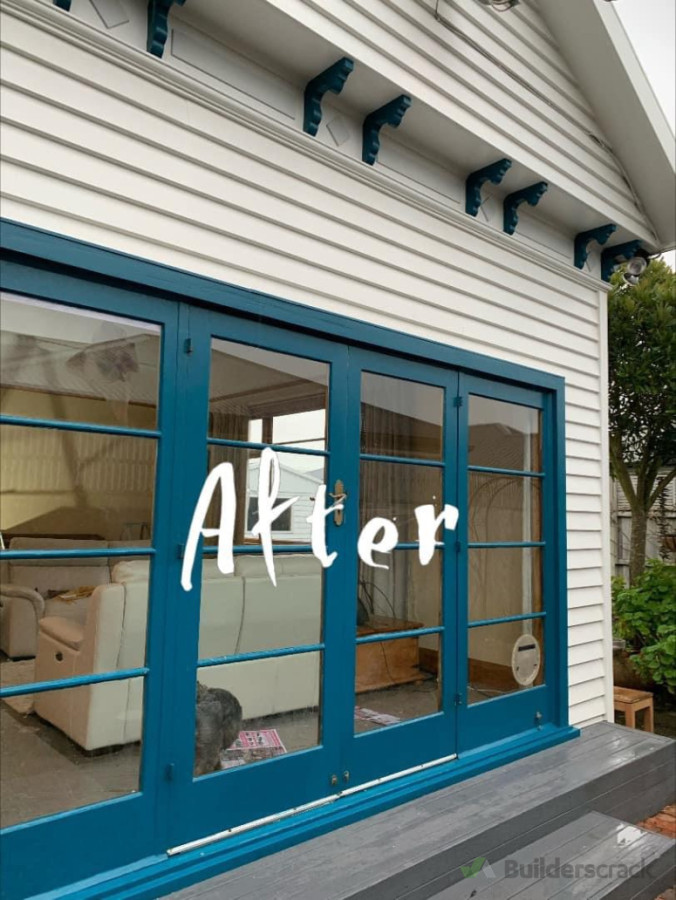 Exterior Weather Board Window Frames