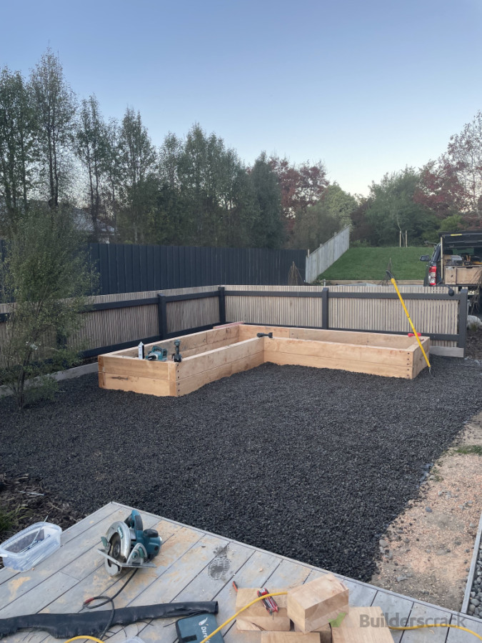 Macrocarpa Planter Boxes