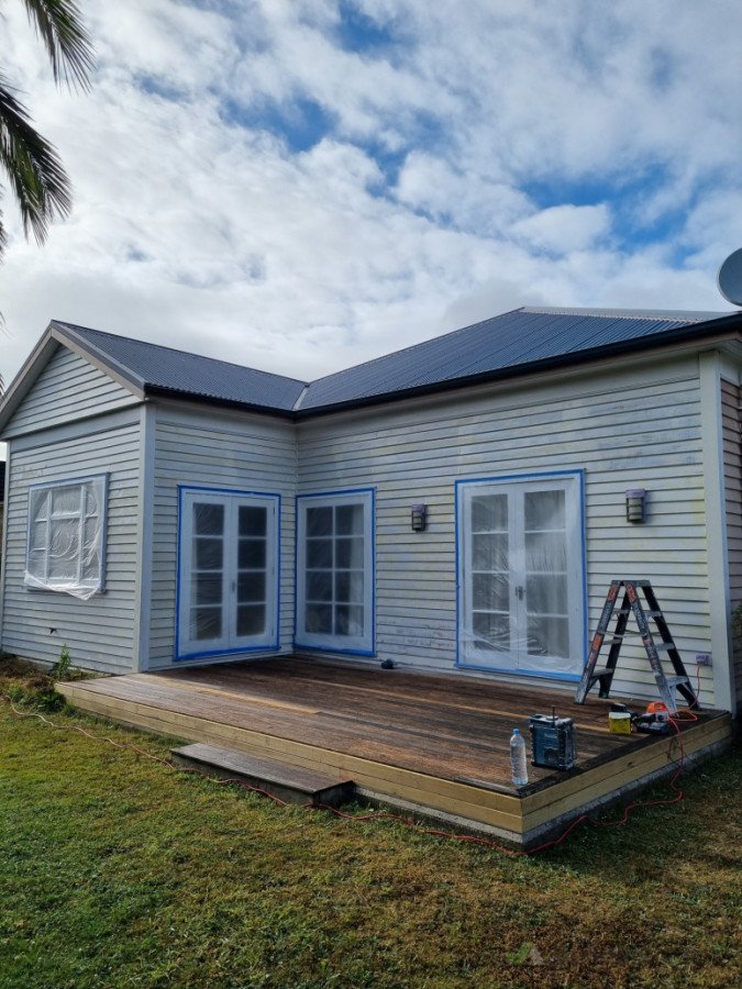 Exterior weatherboard strip stage 2