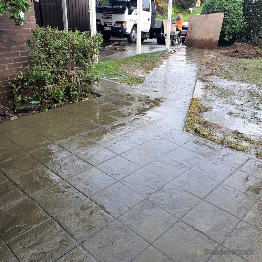 Stamped Path - Patio