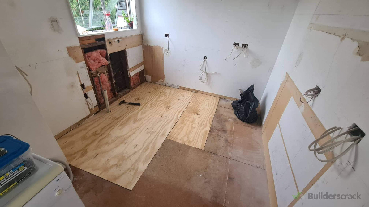 Structural plywood flooring