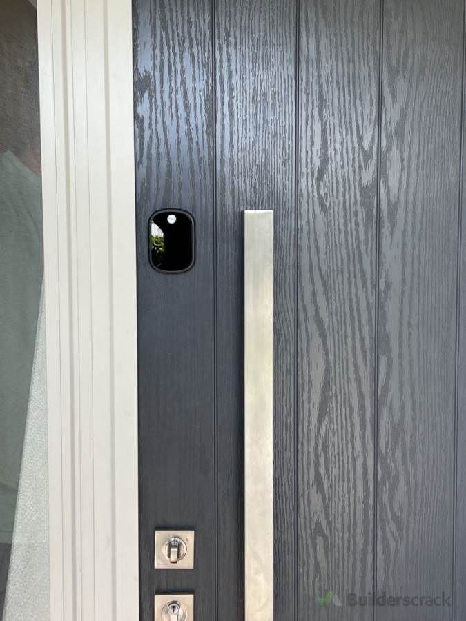 Smart lock and manual lock installation